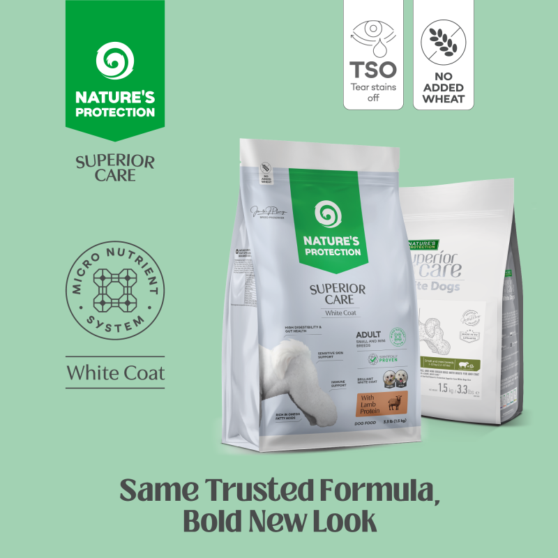 ドッグフード Nature's Protection Superior Care 4kg Nature's Protection Superior Care White Dogs Lamb & Rice Dog Food