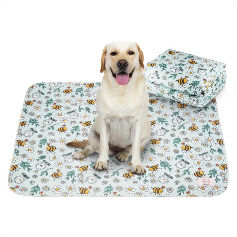 2 Pack Waterproof, Non-Slip & Super Absorbent Puppy Pee Pads