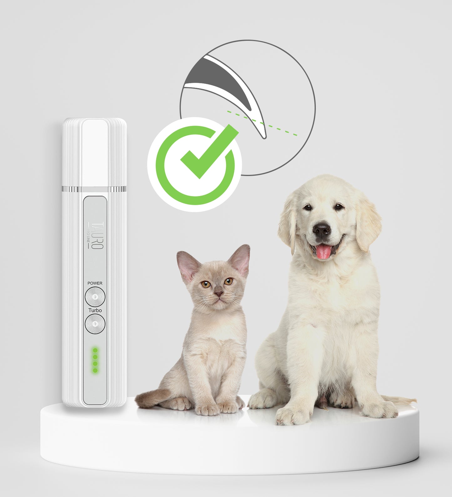 Diamond Pet Nail Grinder – Quiet, Rechargeable Nail Trimmer for Dogs, Cats & Small Pets