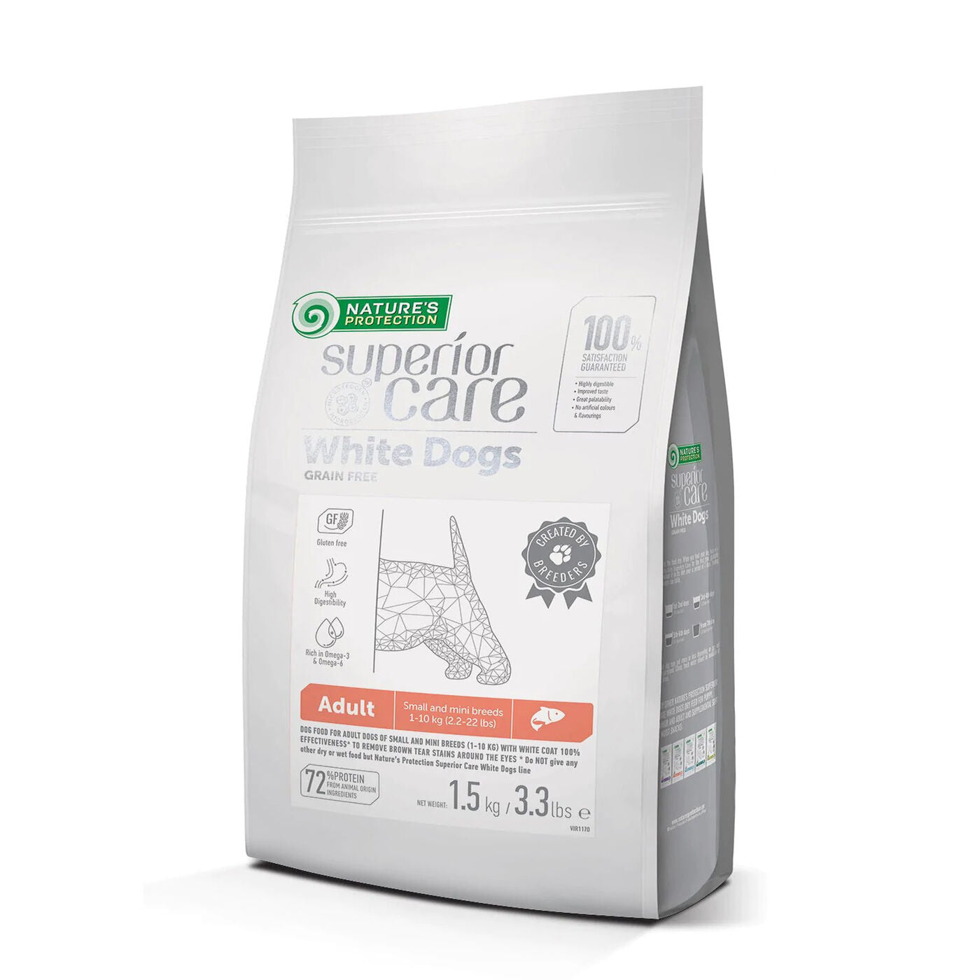Nature's Protection Superior Care White Dogs Grain-Free Salmon Dog