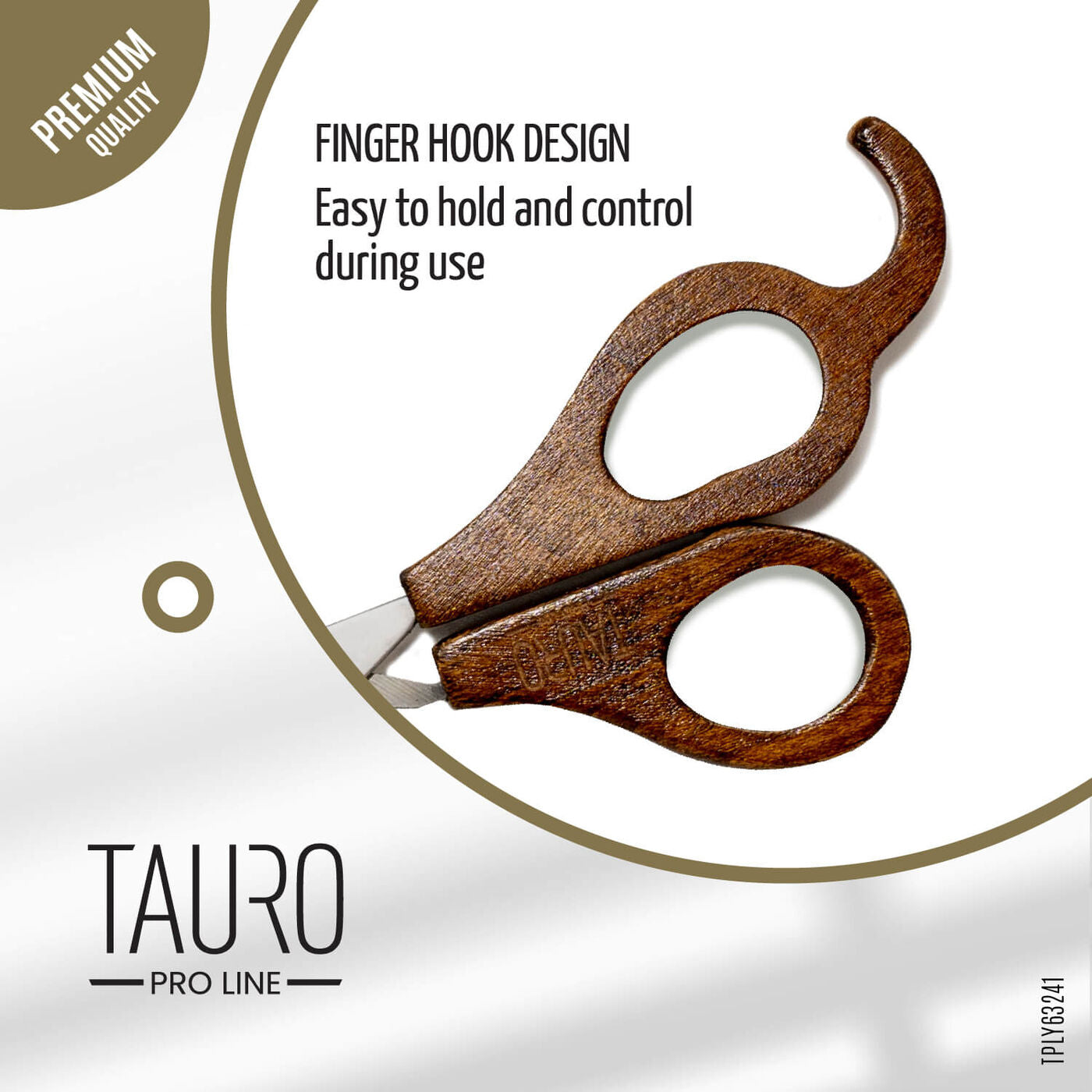 Small & Medium Stainless Steel Pet Nail Clippers with Wooden Handle