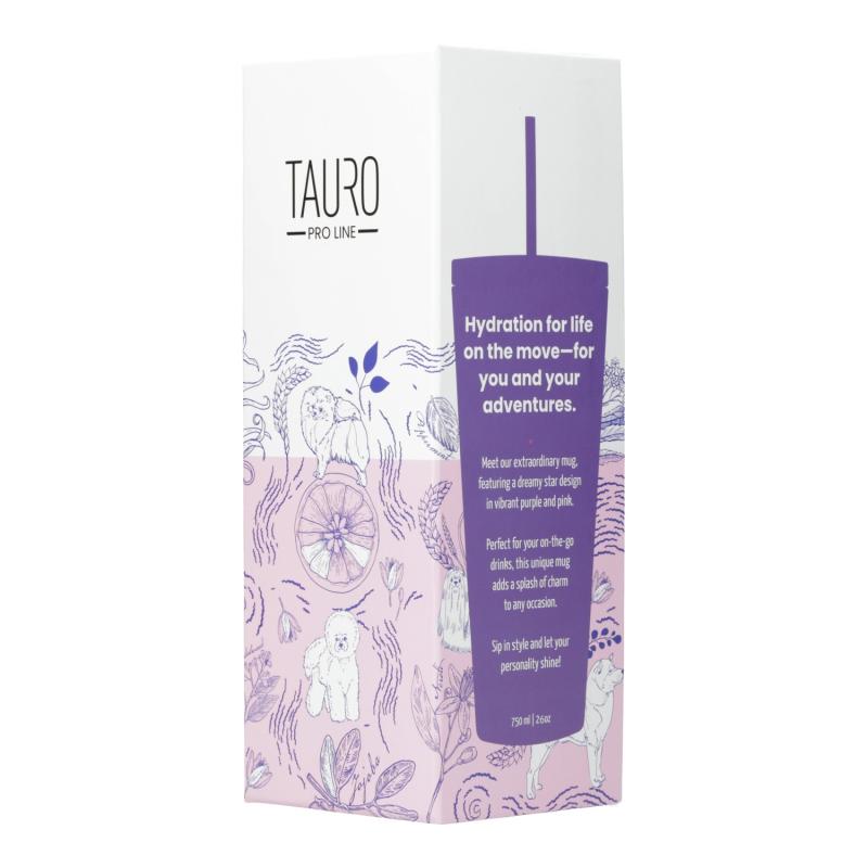 Dreamy Plants Water Bottle with Straw – 750 ml (25 oz)