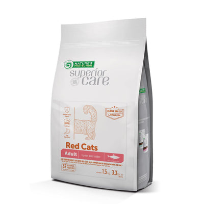 » Adult Brown & Red Cats Dry Food with Herring – For All Breeds (100% off)