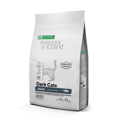 » Adult Dark Cats Dry Food with Herring – For All Breeds (100% off)