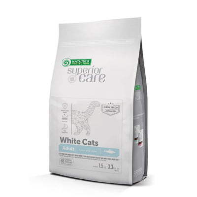 » Adult Light Coat Cats Dry Food with Herring – For All Breeds (100% off)