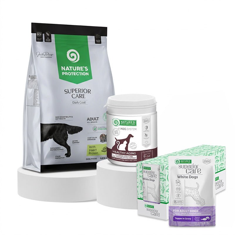 Dark Coat All Life Stages Superior Wellness Bundle 8.8lbs - Kika USA