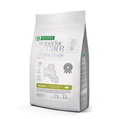 » Junior Dog Food for Small & Mini Breeds with White Fish (100% off)
