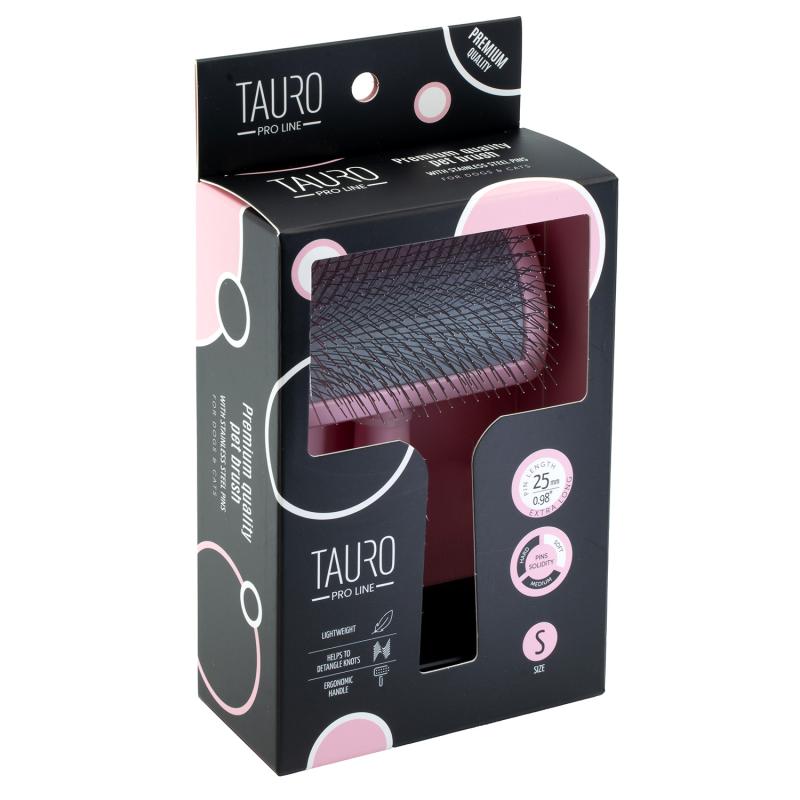 Curved Slicker Brush – Soft Cushion, Gentle Detangling & Fluffy Coat Finish