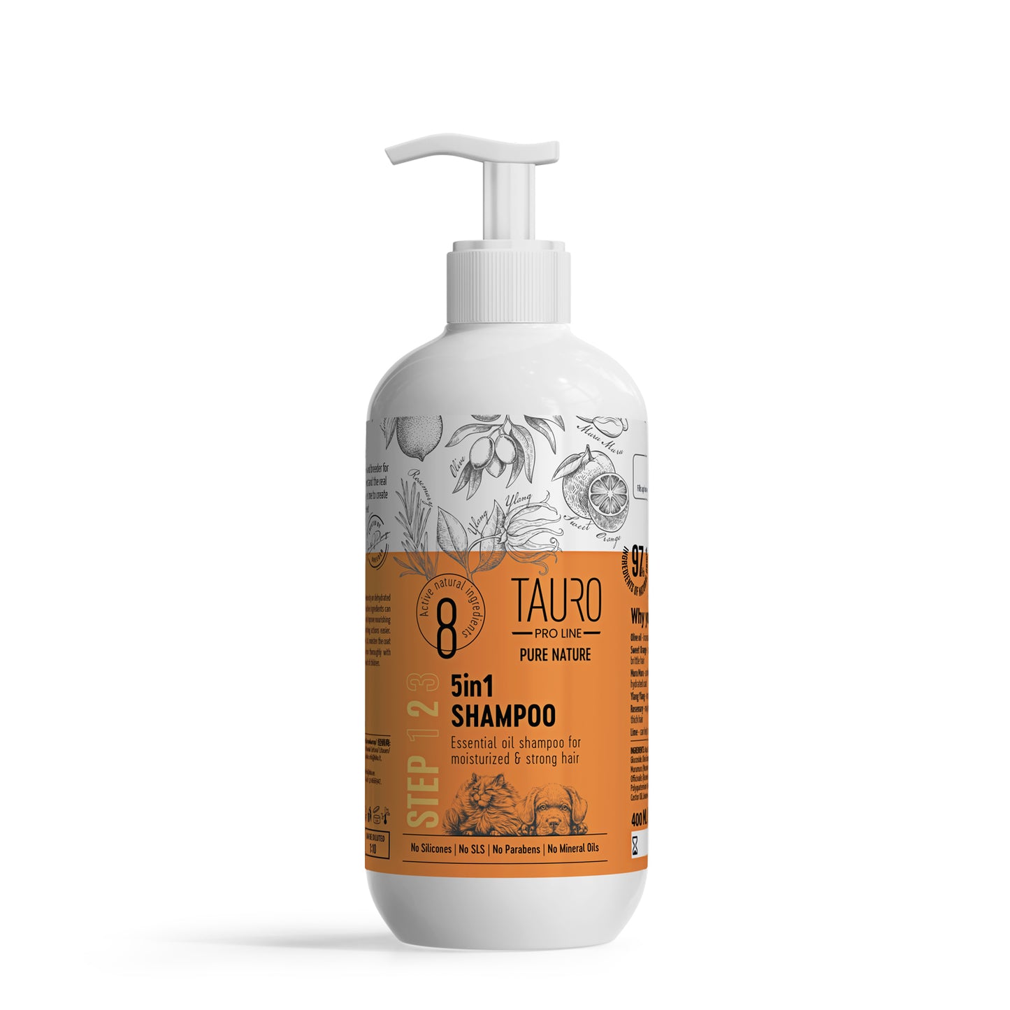 5-in-1 Moisturizing Dog & Cat Shampoo for Ultimate Hydration