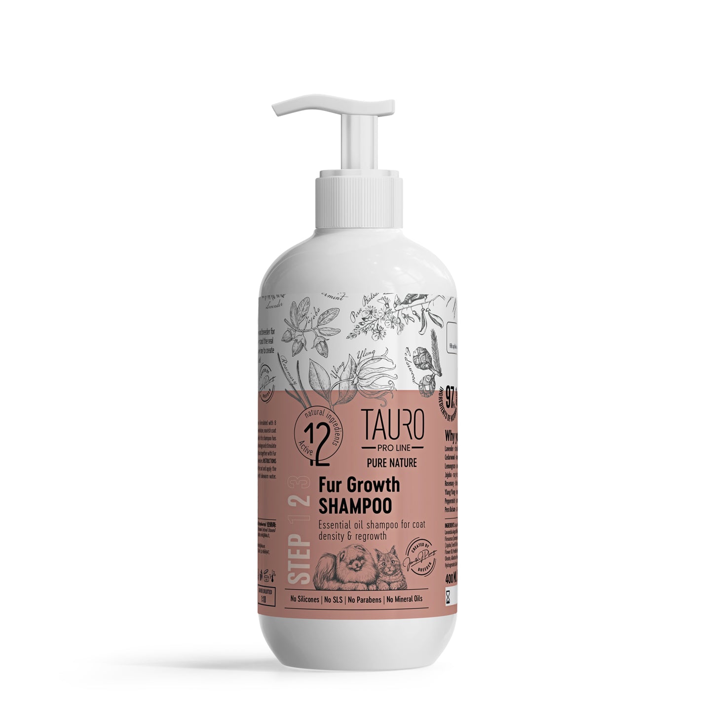 Coat Growth Support Shampoo with 7 Essential Oils