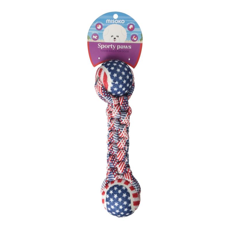 Power Tug Rope with Tennis Balls
