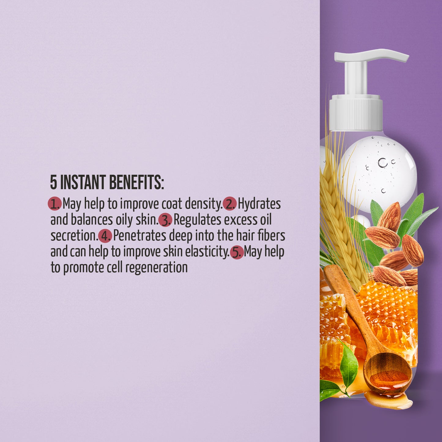 Volume Boost Dog & Cat Shampoo – Moisturizing & Sulfate-Free