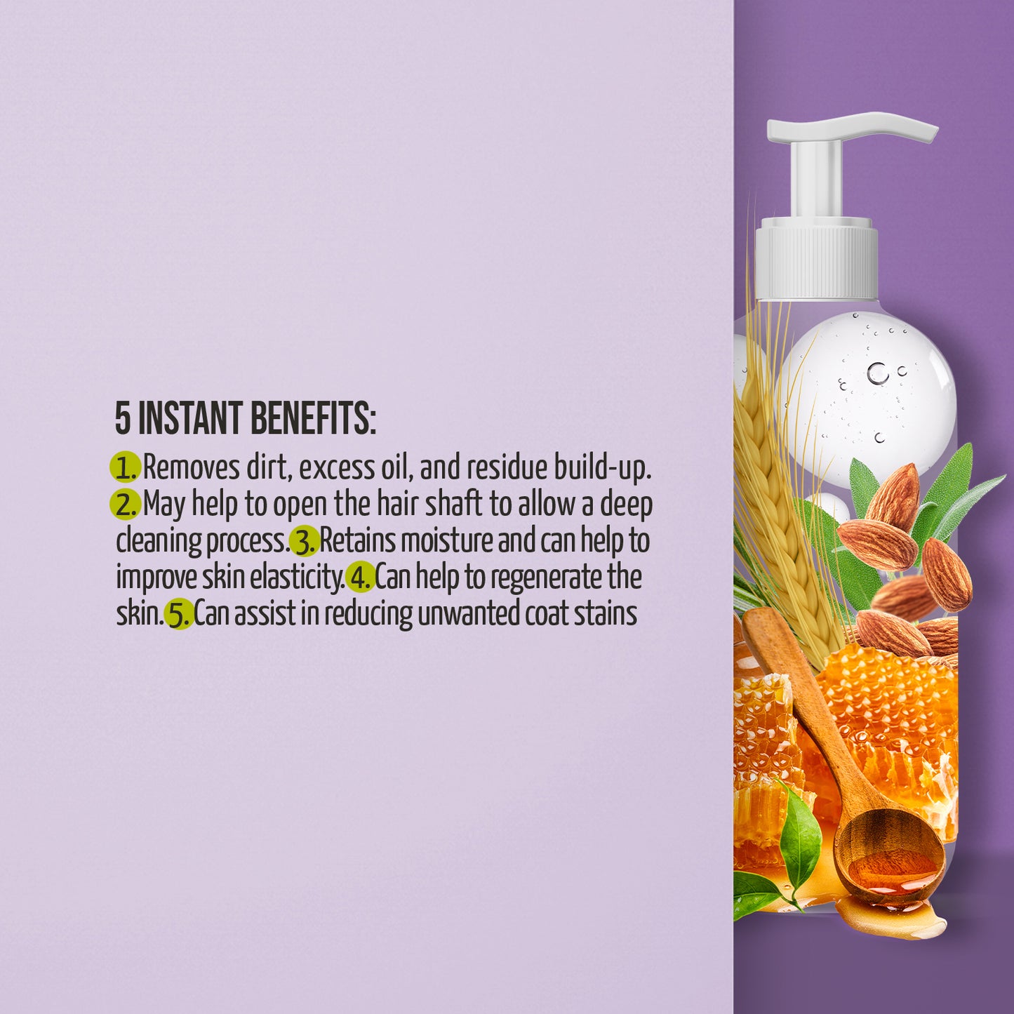 White & Light Coat Dog & Cat Shampoo – Deep Clean & Brighten