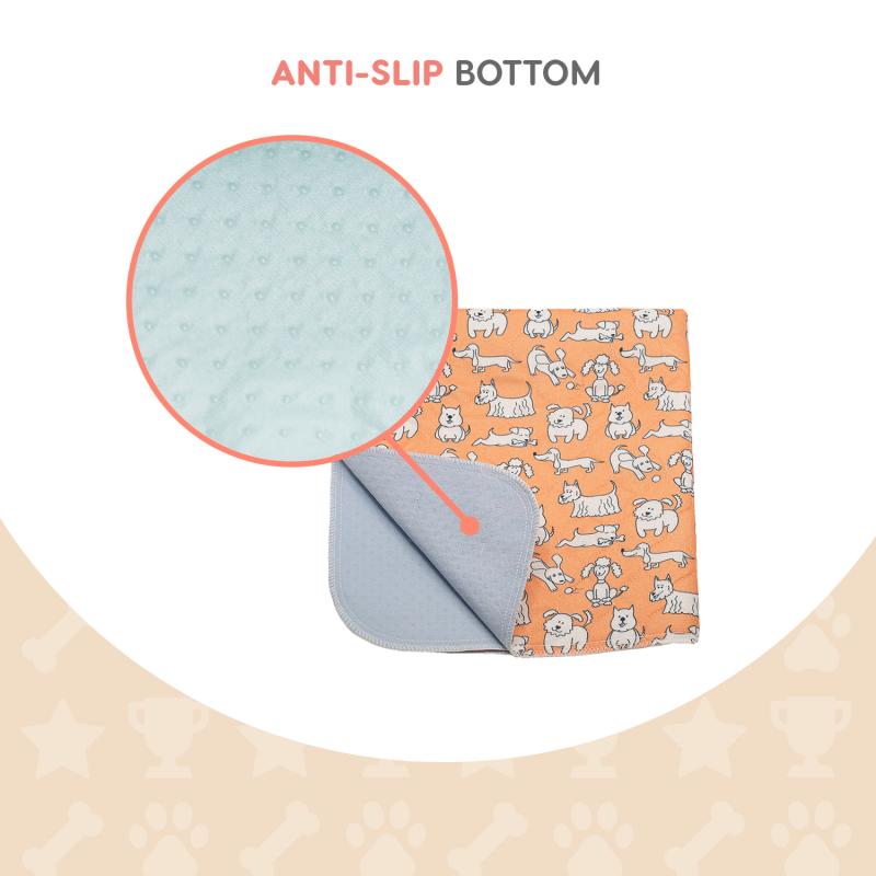Leakproof, Non-Slip & Ultra Absorbent Reusable Puppy Training Pad