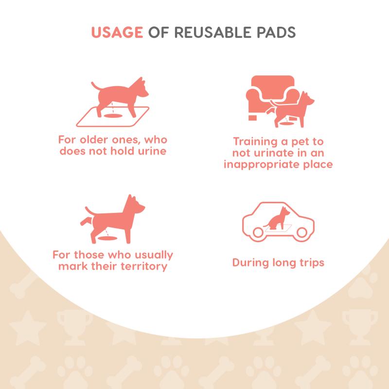 2 Pack Waterproof, Non-Slip & Super Absorbent Puppy Pee Pads