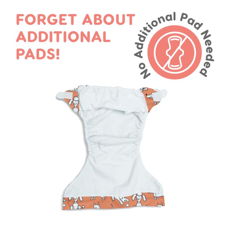 Premium Reusable Female Dog Diapers – Leakproof & Odor Control