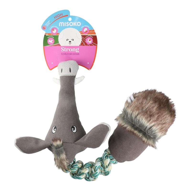 Dual Squeaker Tug Toy