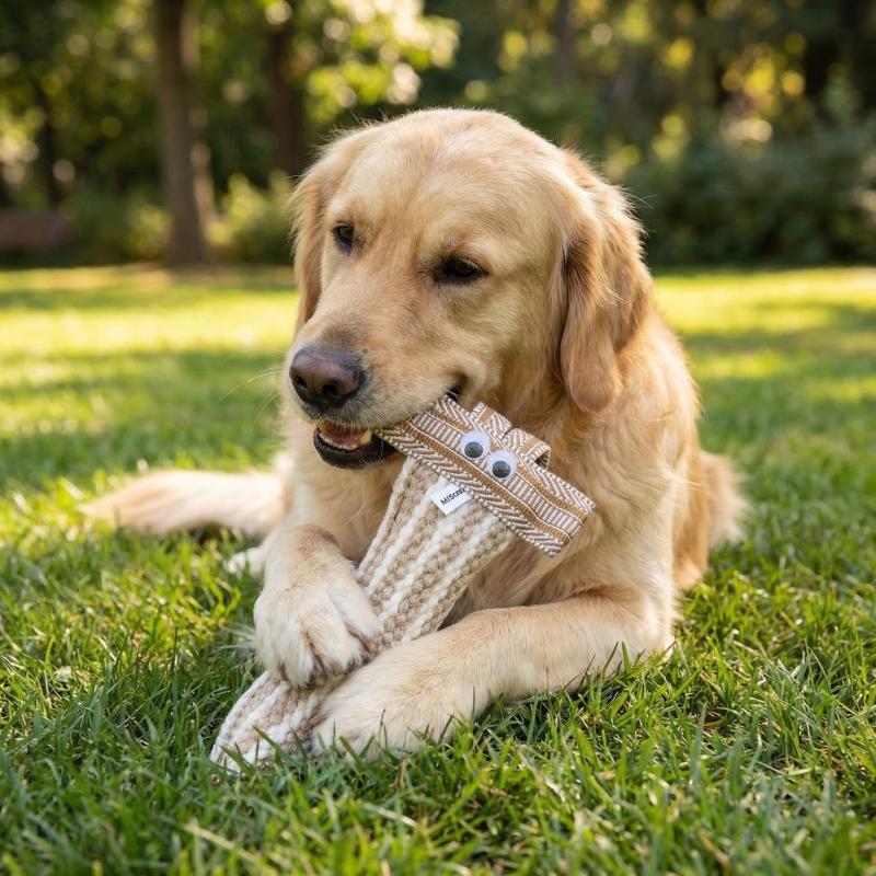 Long Handle Jute Tug Toy
