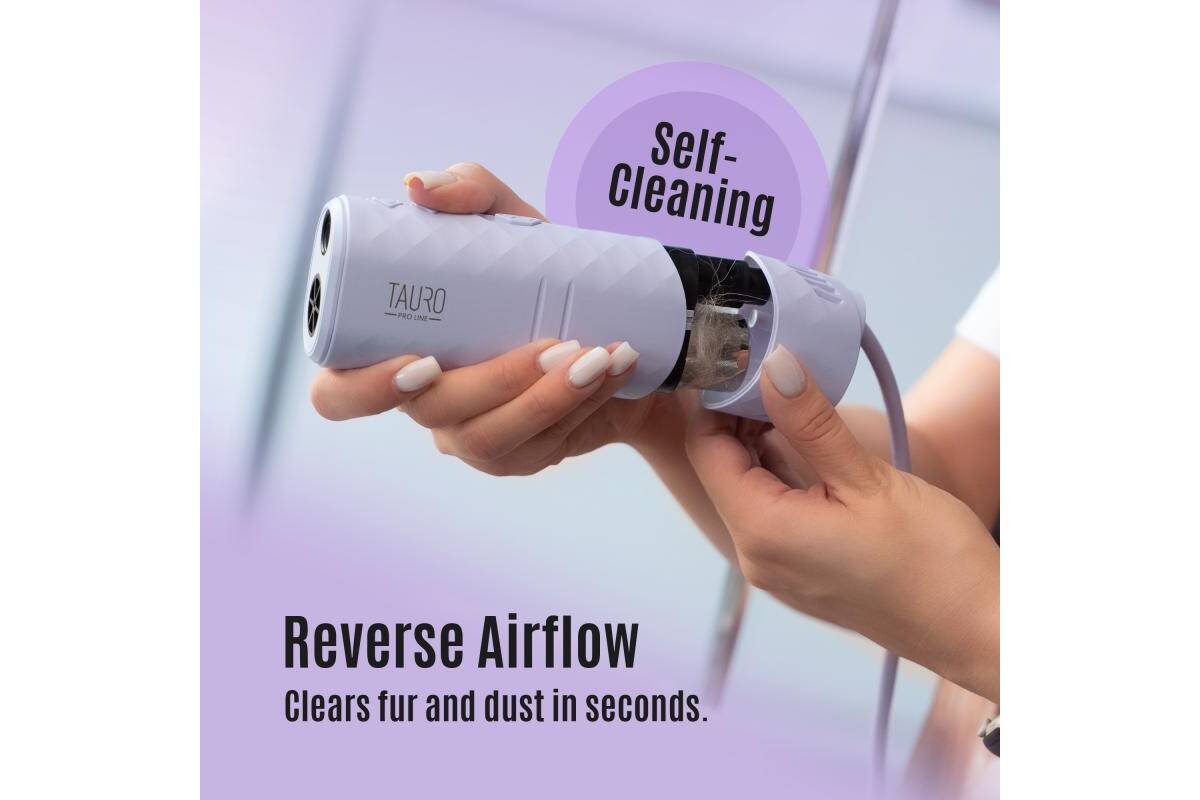 Hands-Free Pet Grooming Dryer with Flexible Neck System & UV Detection