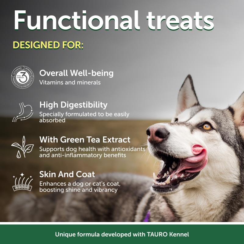 Grain-Free Functional Treats with Herring for Adult Dogs – Crafted to Support a Healthy Immune System
