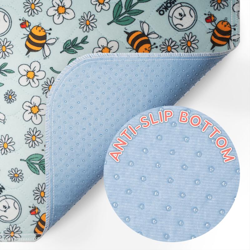 2 Pack Waterproof, Non-Slip & Super Absorbent Puppy Pee Pads