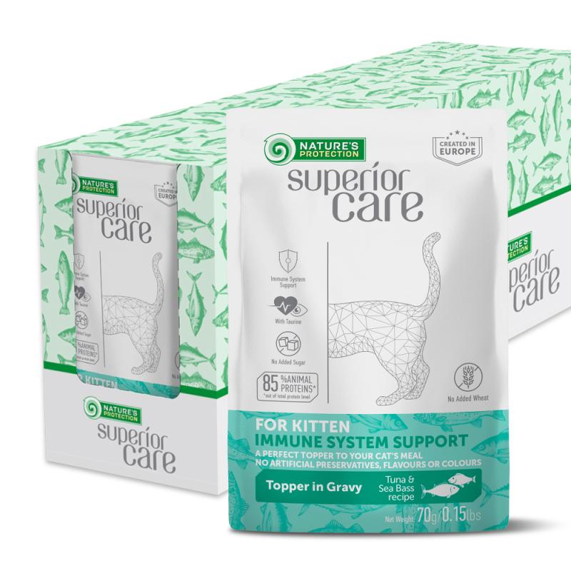 Kitten Wet Food for All Breeds with Tuna and Sea Bass 24 Pack