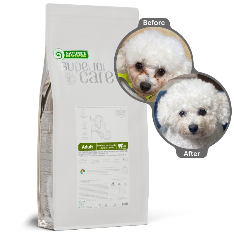 Adult Dogs Food for Light Coat Small Breeds with Lamb