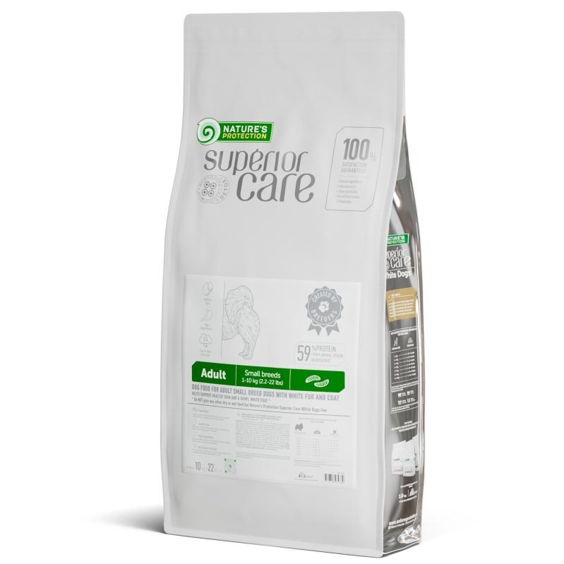 Adult Dogs Food for Light Coat Small Breeds with Insects