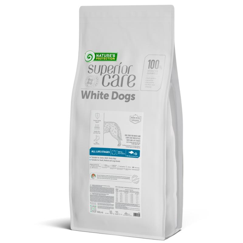 All Life Stages Dogs Food for Light Coat All Breeds with White Fish and Rice