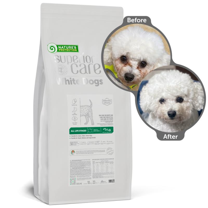 All Life Stages Dogs Food for Light Coated All Breeds with Insect & Rice