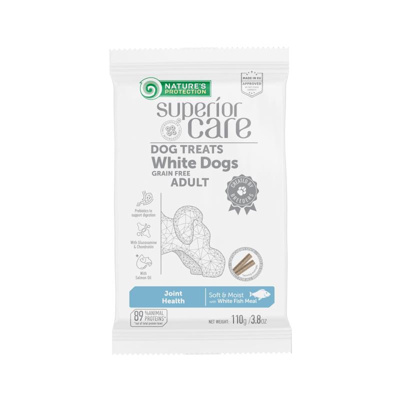 Adult Light Coated Dogs Supplemental Joint Health Snacks with White Fish