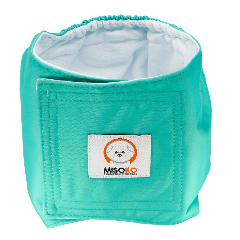 Washable Male Dog Diapers – 3 Pack Adjustable Belly Wraps