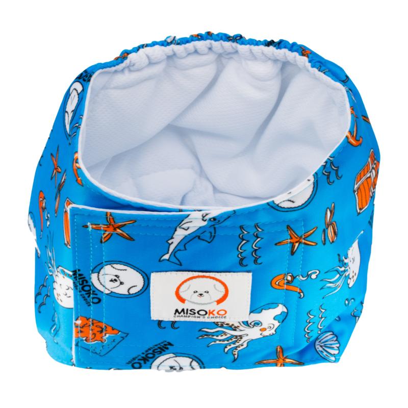 Washable Male Dog Diapers – 3 Pack Adjustable Belly Wraps