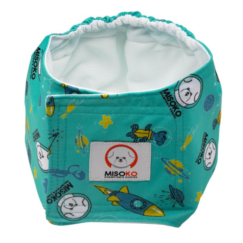 Washable Male Dog Diapers – 3 Pack Adjustable Belly Wraps