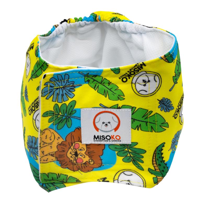 Reusable Male Dog Belly Bands – 3 Pack, Leakproof & Ultra Absorbent