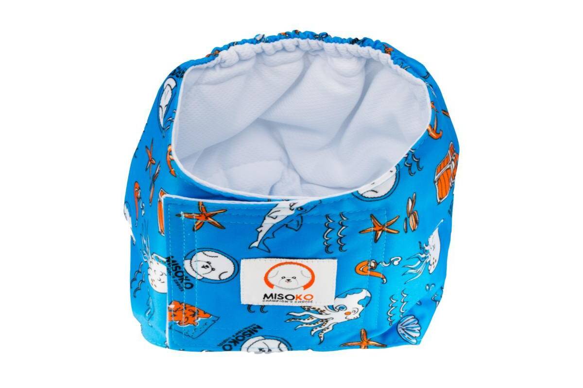 Leakproof & Ultra Absorbent Reusable Male Dog Belly Bands, 3 Pack