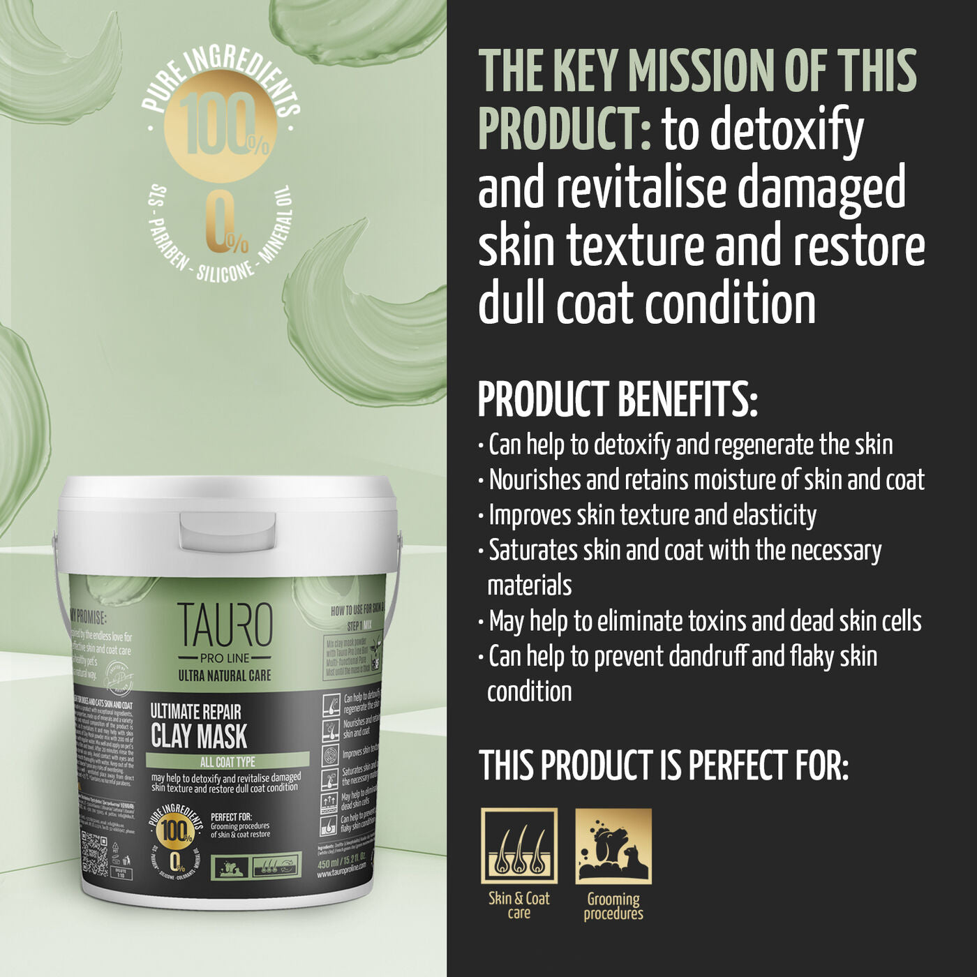 Ultimate Repair Clay Mask for Dogs & Cats