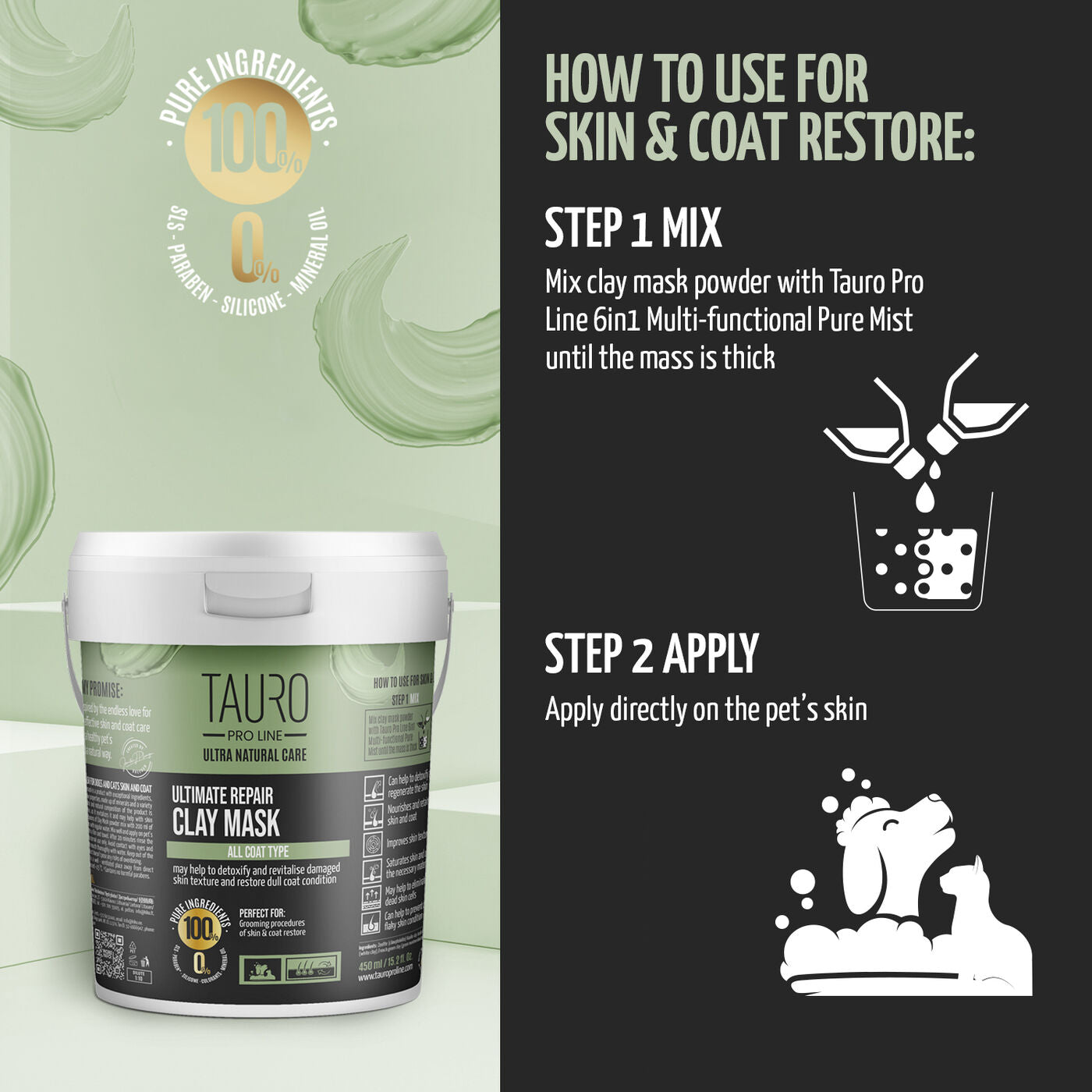 Ultimate Repair Clay Mask for Dogs & Cats