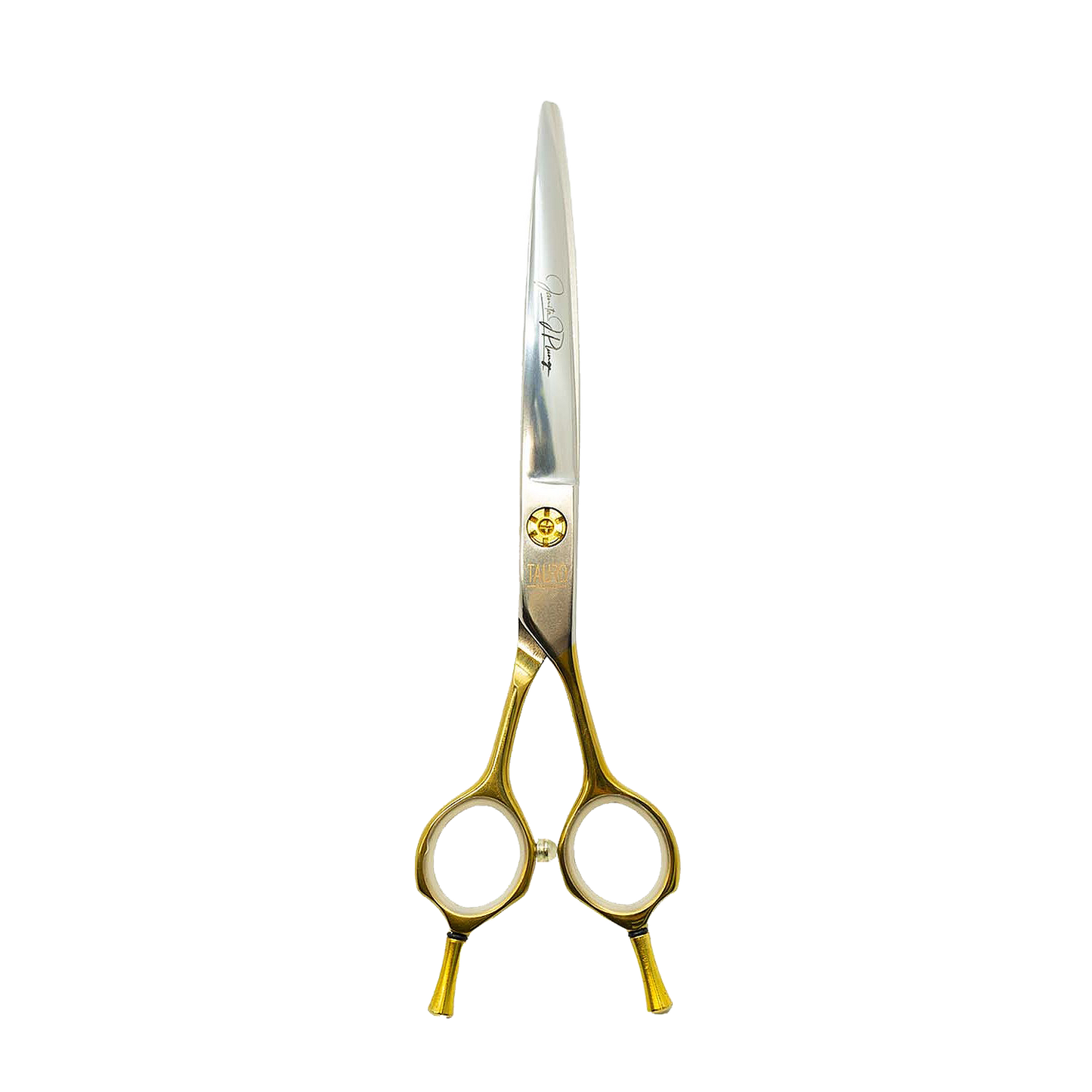 Ergonomic Curved Pet Grooming Scissors – Ultra Sharp 440C Steel