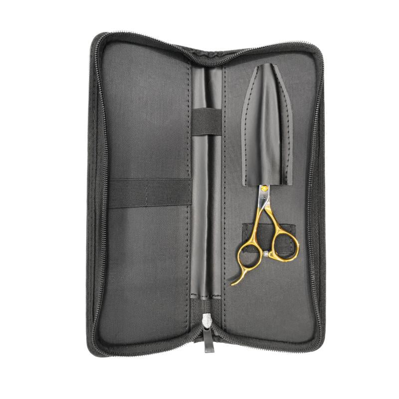 Small Straight Pet Grooming Scissors – 4.5”, 440C Steel, Left-Handed