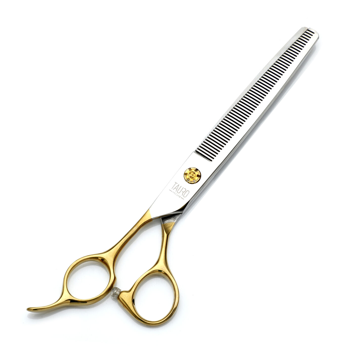 Ergonomic 7” Left-Handed Thinning Scissors – Razor Sharp 440C Steel