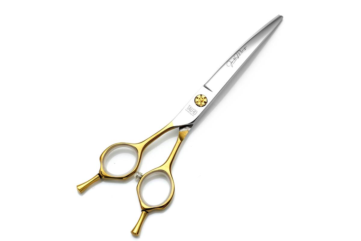 Ultra Sharp 6.5” Curved Lefty Grooming Shears – Lightweight & Durable