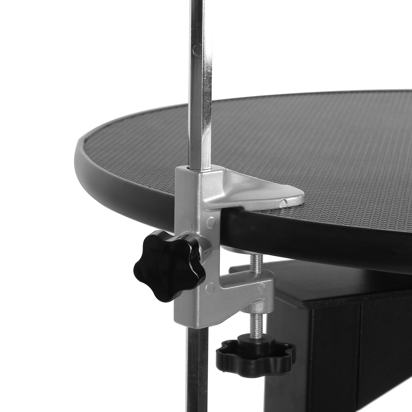 Professional Round Grooming Table with 360° Rotation and Adjustable Height