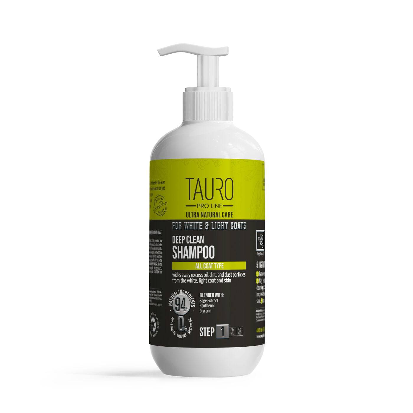 White & Light Coat Dog & Cat Shampoo – Deep Clean & Brighten