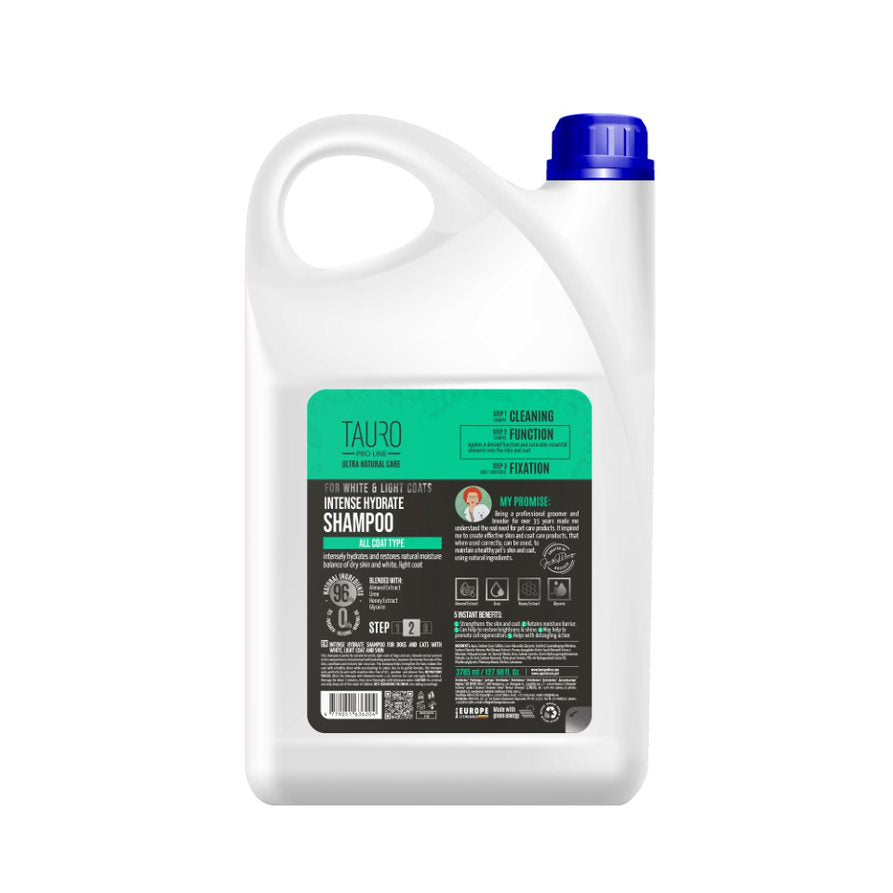 White & Light Coat Intense Hydrate Shampoo for Dogs & Cats
