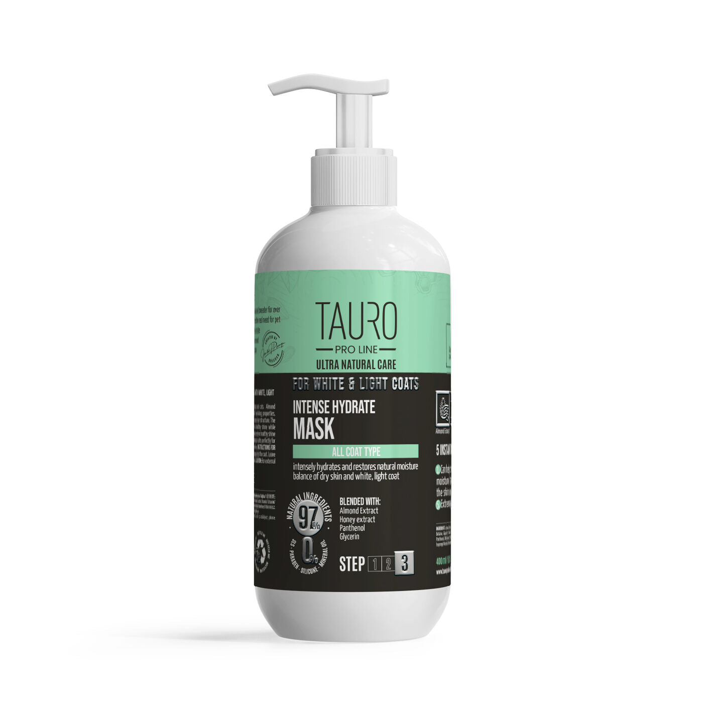 White and Light Coat Intense Hydrating Mask for Dogs & Cats