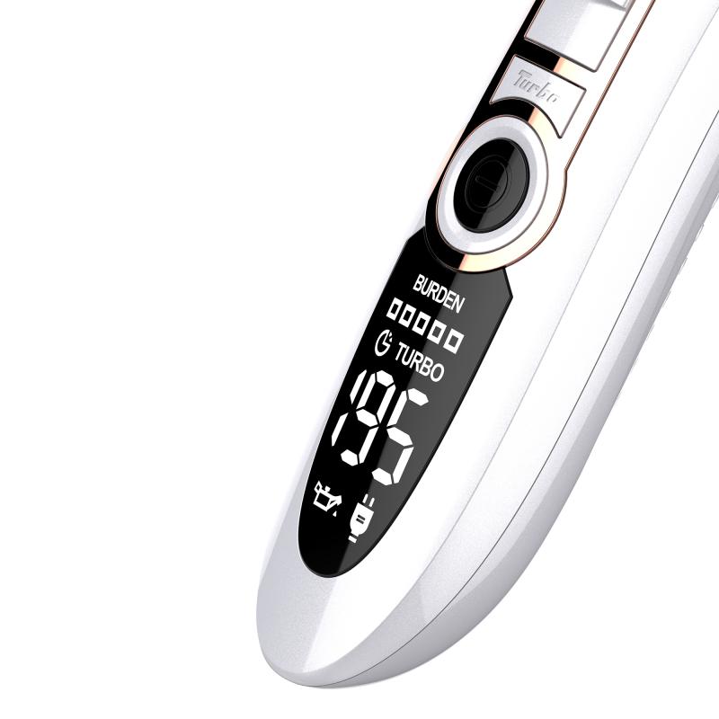 3-Speed Cordless Pet Clipper with LED Display & Detachable Ceramic Blade