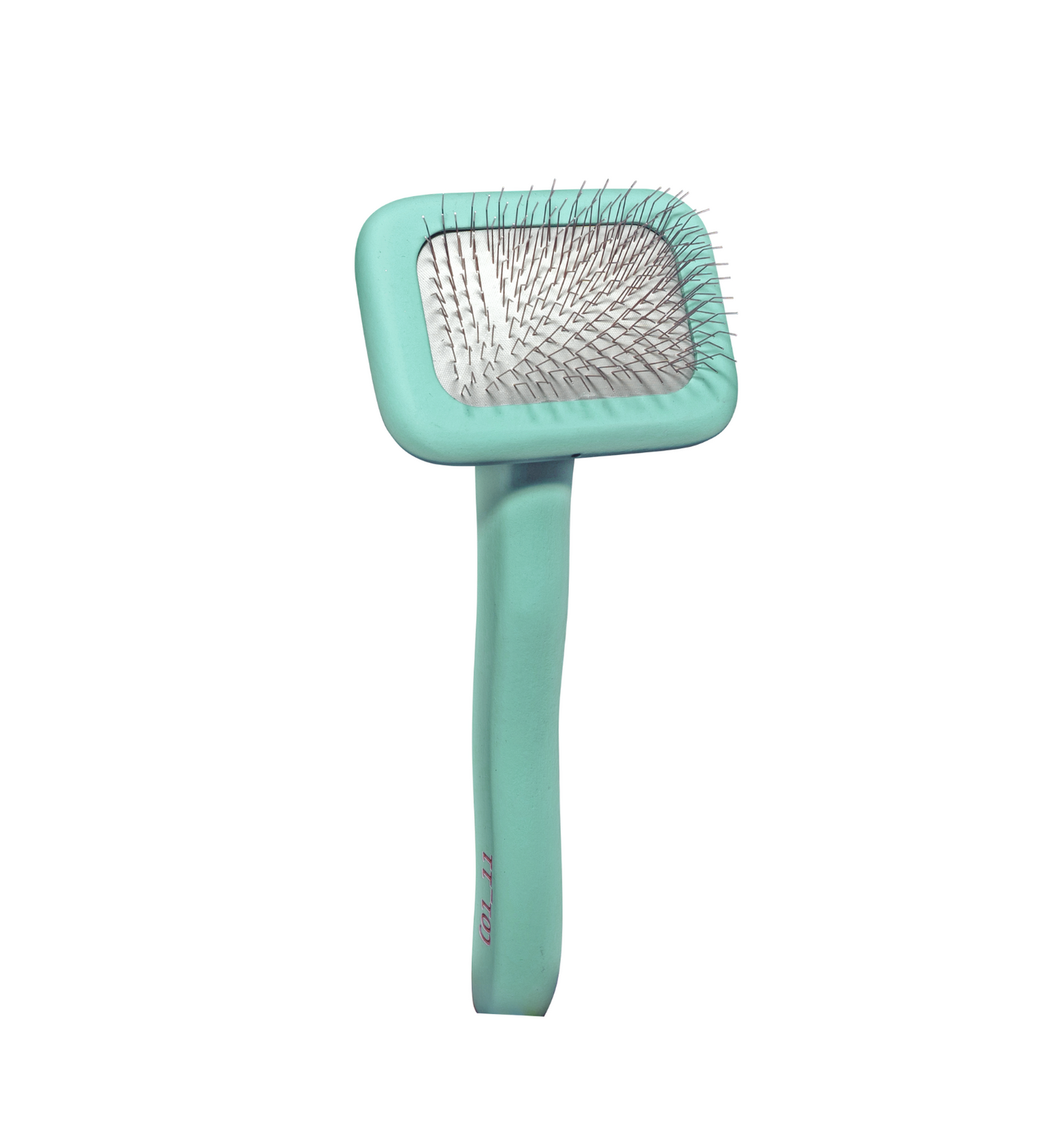 Premium Wooden Pin Brush with Short Stainless Steel Teeth, 0.4”