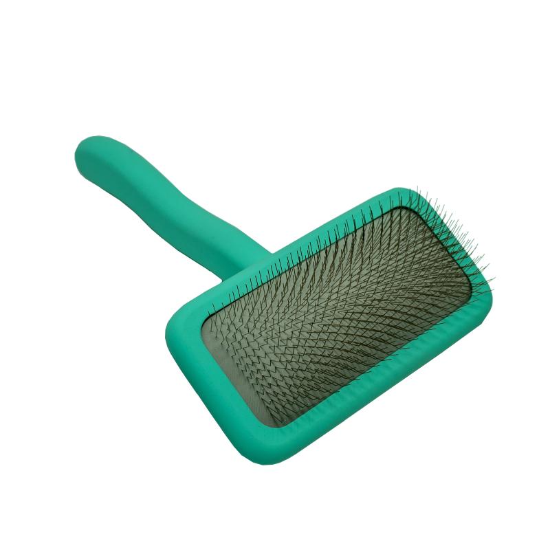 Premium Wooden Pin Brush with Short Stainless Steel Teeth, 0.4”