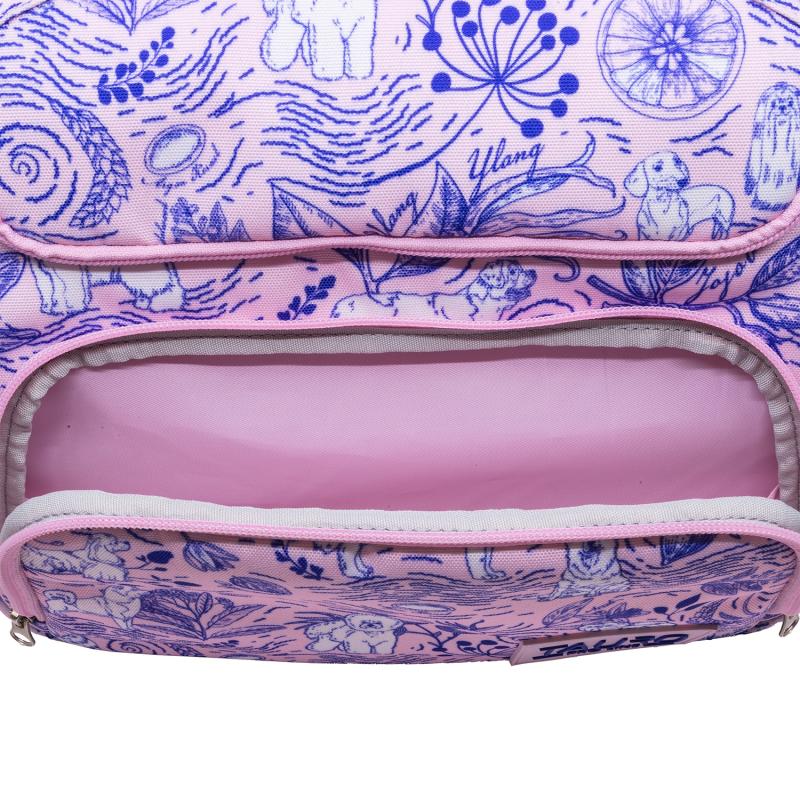 Pet Grooming Tool Bag with Adjustable Shoulder Strap Pink